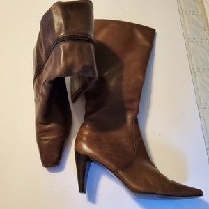 "vintage" leather Liz Claiborne boots Sz. 6 1/2
